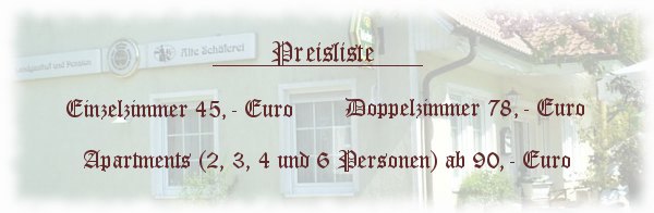 Preisliste